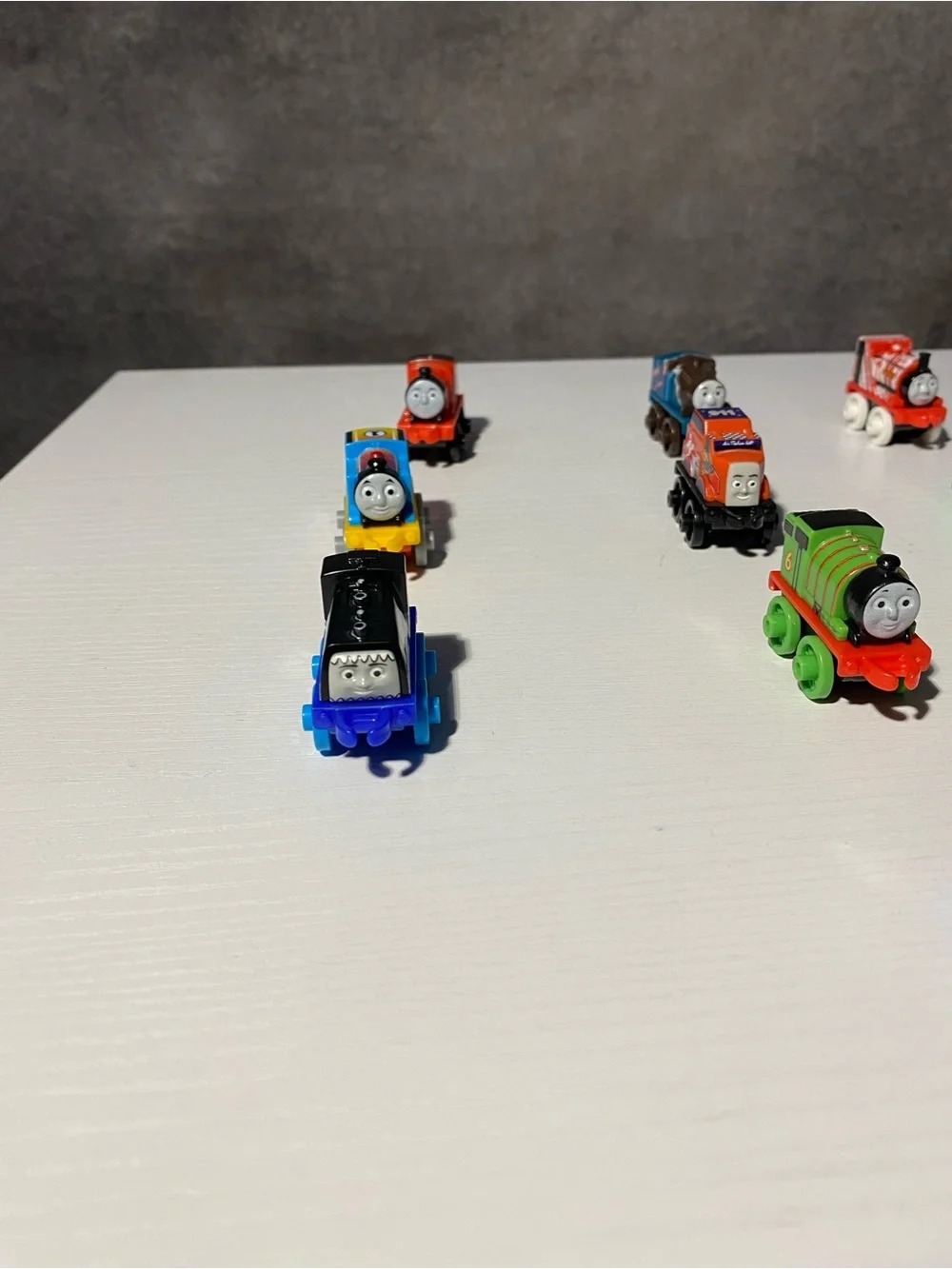 Thomas & Friends Minis Train Lot of 10 - Flame Thomas, Orca Gator & More